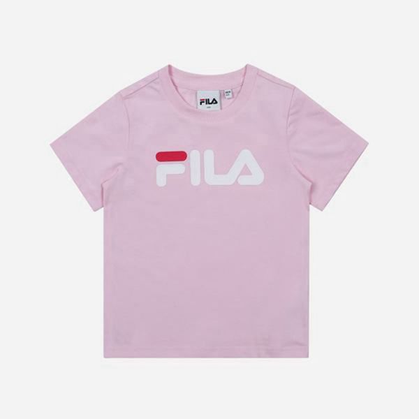 Camisetas Fila Menina Rosa - Fila Uno Crew Neck S/S Portugal Online,QUCO-63854